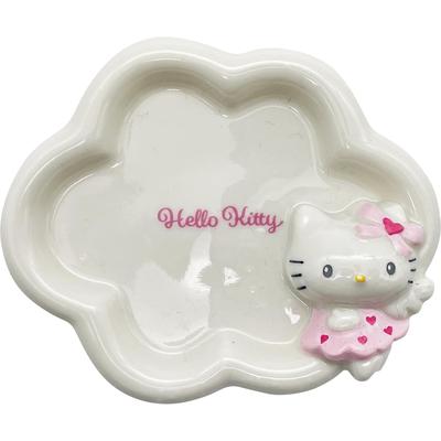 Мыльница Sanrio "Angel Hello Kitty", прибл.. 14 x 14 x 4 см, Гигиенические товары, Мерч Hello Kitty, Розовый, SAN4651-2