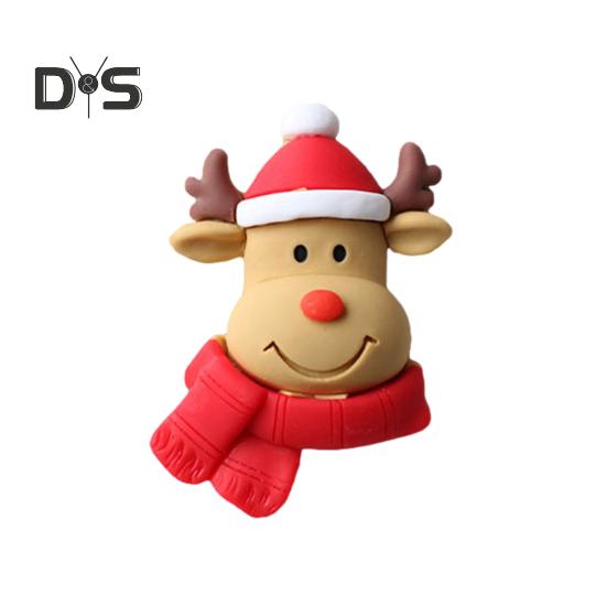 Рождественская елка Снеговик Лось Санта-Клаус Форма Ароматерапевтический зажим 90 градусов Вращающийся автомобильный воздуховод Освежитель воздуха Орнамент Интерьер