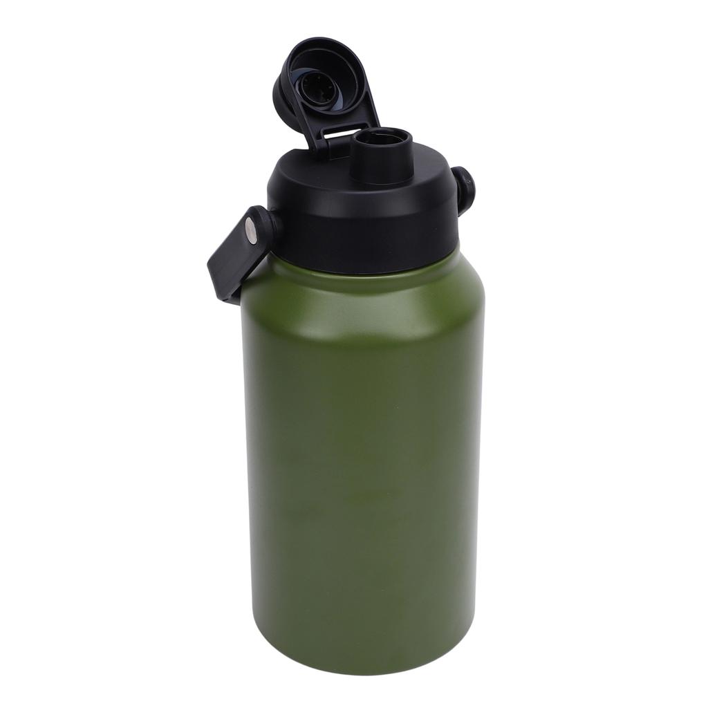 3L Insulated Water Bottle With Lid Handle Wide Mouth 316 Stainless Steel Travel Thermal Mug for Sports Gym Fitness Keep