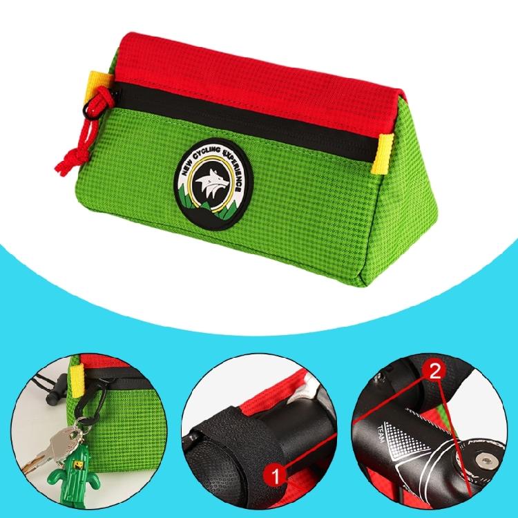 Waterproof Bikes Frame Bag Childrens Bicycles Handlebar Bag Front Basket Pack Triangular Pouches Cycling Accessories