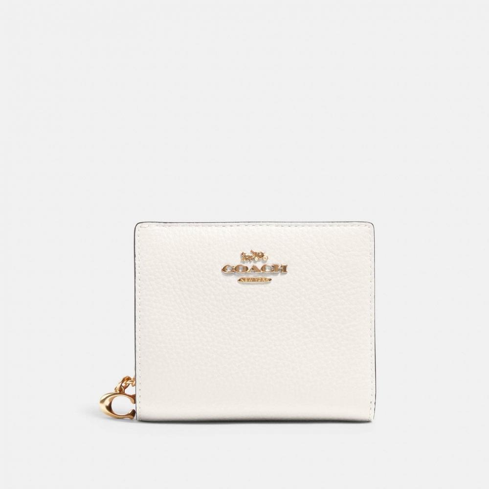 Coach Coach Snap Wallet Gold Black