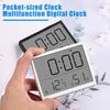 ЖК-цифровой будильник, современный легко читаемый дисплей влажности и температуры, многофункциональный термометр, гигрометр, настольные часы, подарок на день рождения