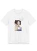 Unisex Funny Cat Meme Graphic Tshirt Cartoon Kitten Print Crewneck Short Sleeve Casual Loose Humor Summer Streetwear Tee Top