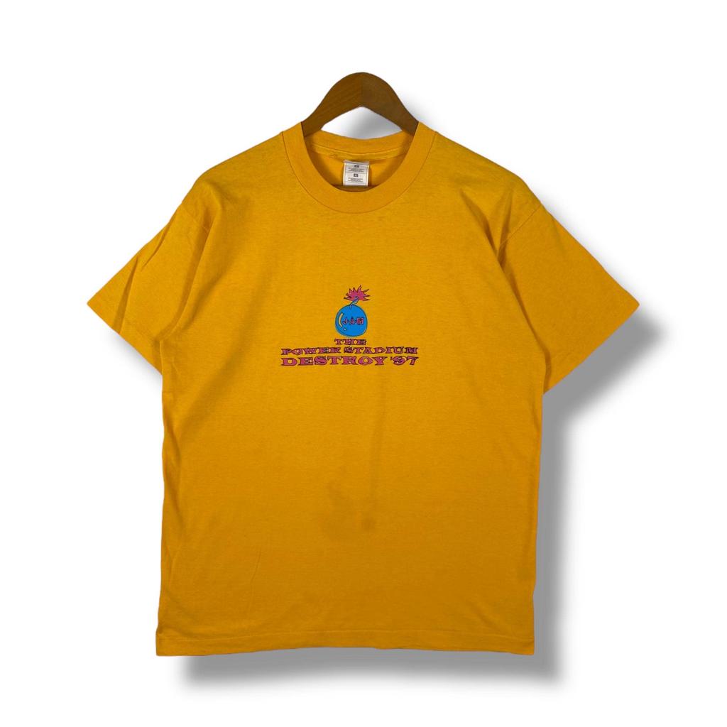 Vintage 90's JUDY & MARY The Power Stadium Destroy Band Tee Shirt Large Size