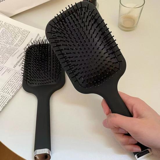 Портативная щетка-лопатка для волос, антистатическая, с мягкой щетиной, для массажа кожи головы, расческа с воздушной подушкой, для мужчин и женщин, для укладки волос, распутывающая щетка