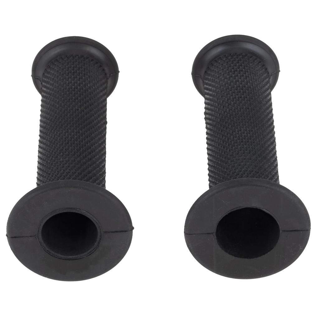 Kijima 201-202 Мотоциклетные запчасти Резиновая ручка Черная 4,5 x 0,9 дюйма (114 x 22.2 мм) Сквозной тип