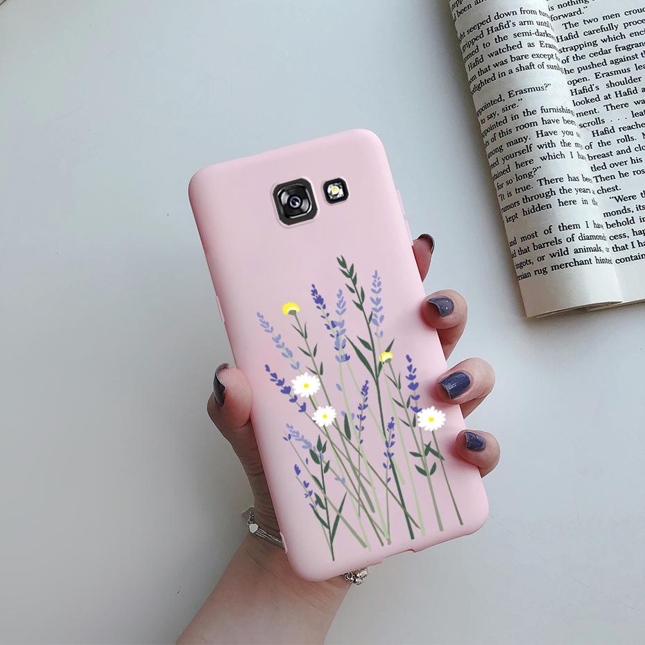 case For Samsung Galaxy A7 2017 Case Cute Painted silicon soft tpu phone back Cover Bumper For Samsung A7 2017 A720 A720f Cases