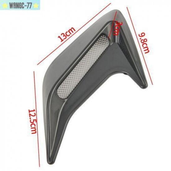 Universal Car Decorative Air-Flow Intake Hood Scoop Vent Bonnet Cover 2PCS New