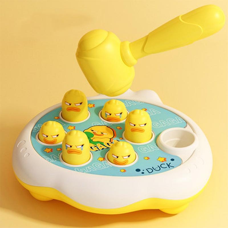 Интерактивная игра "Ударь крота" с милыми рисунками утки, лягушки и свиньи для детского образования, головоломка