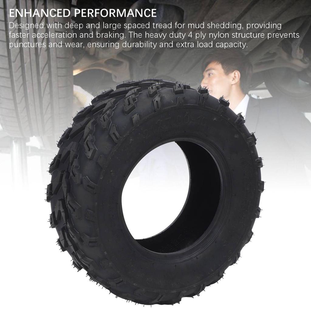 Шина 21x7 10 4-слойная резиновая шина для квадроцикла, ударопрочная 21x7x10 21x7.00 10 шины для картинга, UTV, гольф-кара