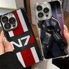 Мягкий чехол для телефона N7 Mass Effect для Xiaomi Poco X7 X8 Pro Max X6 X5 X3 F8 Ultra F7 M8 M7 M5S Redmi 15C 15A 15 14C 13C 12C 13 12