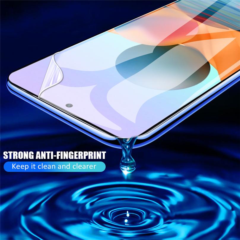 2PCS HD Hydrogel Film for iPhone Samsung Huawei Honor Xiaomi Redmi OPPO Realme Vivo OnePlus Phone Screen Protector Soft Full Cover