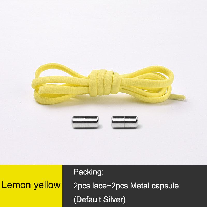1Pair Elastic Locking Shoelaces Kids Adult Sneakers Quick Shoelace Lazy Shoe Laces Semicircle Shoe