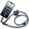 Protective Case - BOOLING - for iPhone 16e - Shockproof Silicone - Detachable Lanyard - Blue
