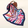 Новый искусственный шелк универсальный квадратный шарф декоративный дорожный шарф для работы женский модный принтованный шарф