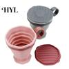 Portable Silicone Coffee Tumbler Collapsible Travel Cup for Hot Reusable Foldable And Cold Drinks To-Go Pocket Size Eco-friendly Mug