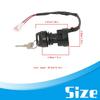 Silscvtt Ignition Key Switch Replacement for Yamaha Raptor 660R YFM660R 2001-2005 Replacement for Yamaha Raptor 660R YFM660R 2001-2005 Replacement