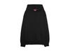 Supreme Худи с атласной аппликацией Черное