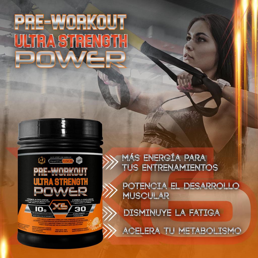 Healthy Fusion Pre WorkOut со вкусом апельсина