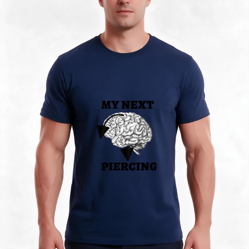 My Next Piercing Tshirt Summer Casual Cotton Tee Oversized Streetwear Tops Vintage Graphic Print Loose Fit Short Sleeve