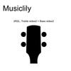 Musiclily Basic Bass Peg for 4 String Ibanez Style Electric Black L2+R2 Bass,