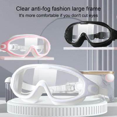 Очки для плавания Антизапотевающие Защита от УФ Посадка Однокнопочные Очки Герметичные Комфортные Широкий обзор Освобождение Очки для бассейна