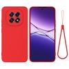 For Oppo A5 5G/Oppo F29 5G Liquid Silicone Case Phone Back Cover with Hand Strap
