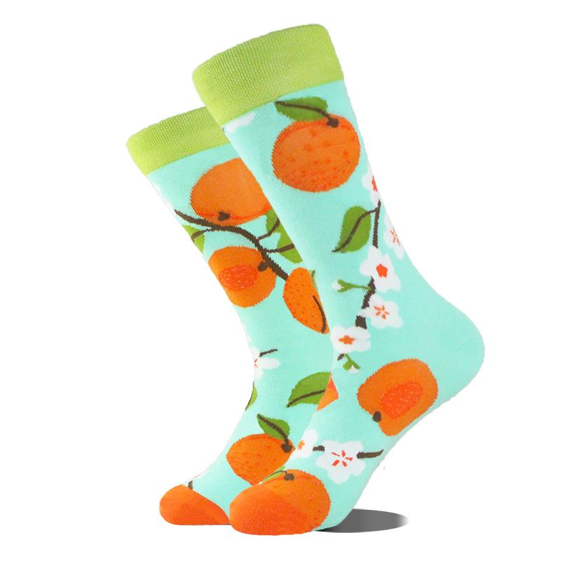 AB Happy Cotton Funny Socks Men Beer Panda Duck Crazy Design Sokken Unisex Novelty Plant Piano Crew Skateboard Calcetines Hombre