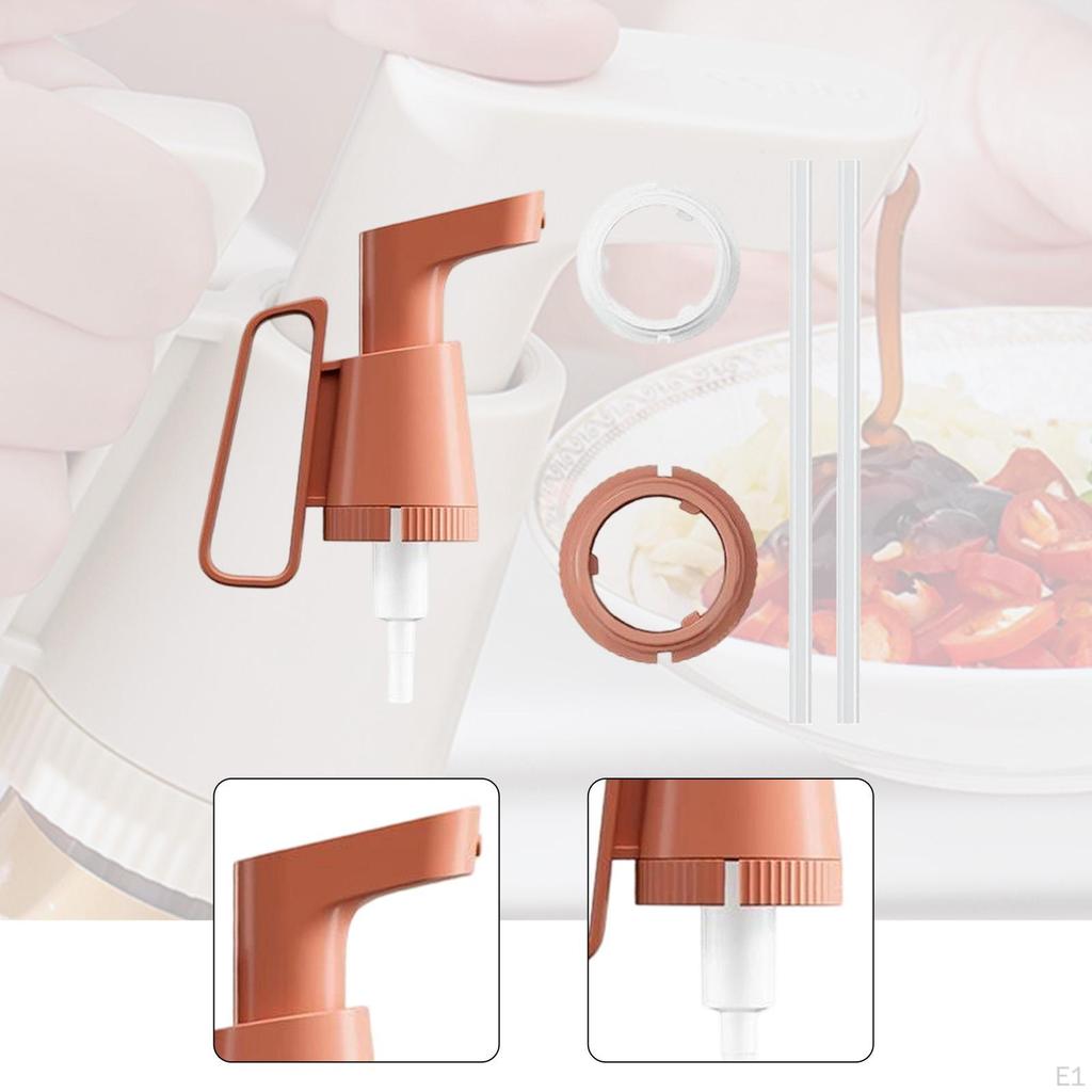 Sauce Dispenser Pump for Cooking type Head Syrup Lid Cones Juice Coffee Syrups Ketchup
