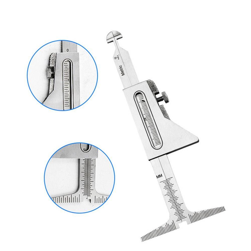 Калибр трубы из нержавеющей стали Дюймовый и метрический калибр Тест локтевого сварщика Осмотр манометра сварного шва