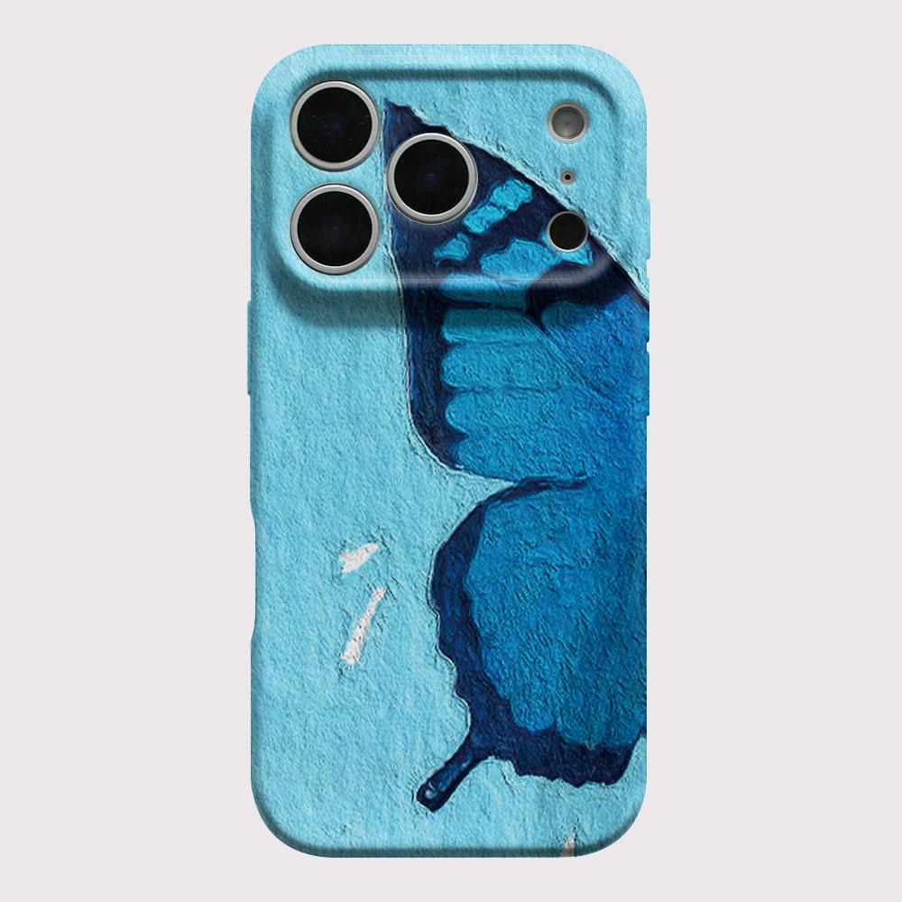 Shiny Butterfly Glossy Film Hard PC Phone Case for Google Pixel 7 7a 8 8a 9 9a Pro XL 5G