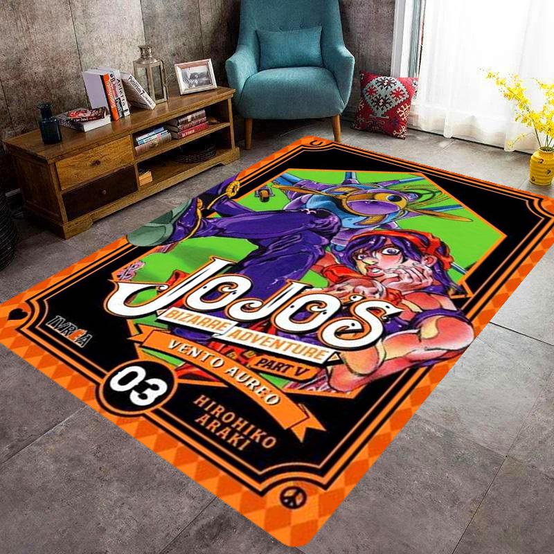 Vibrant Manga Artistry carpet floor mats Home Decor Bathroom mat Office chair cushion Art