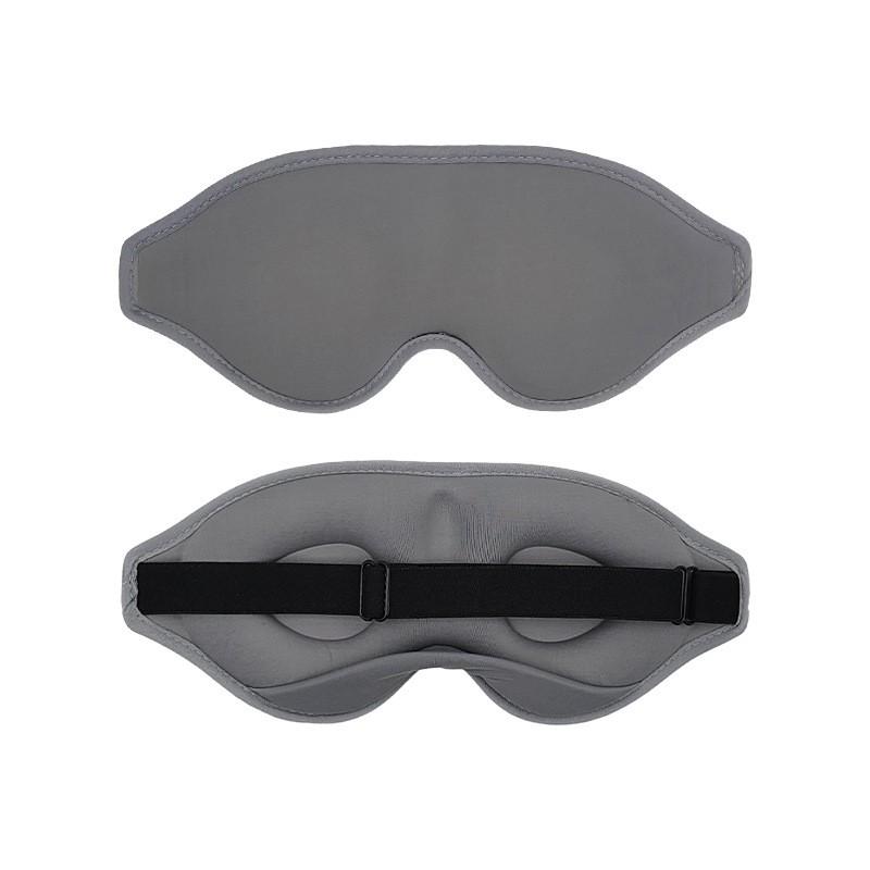 3D Contoured Sleep Eye Mask With Light-Blocking Design Restful Night Or Daytime Nap Soft Sponge Fill Breathable Fabric