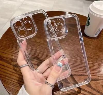 Роскошный Ультратонкий Силиконовый Чехол Для Телефона Для iPhone 11 12 13 14 15 16 Pro Max Xs XR Max 7 8 Plus Mini SE2020 Мягкая Прозрачная Крышка