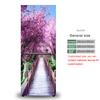 28 Styles For Choice Beach Scenery Refrigerator Sticker Peel and Stick Waterproof Double Door Freezer Cupboard Decor Art Mural
