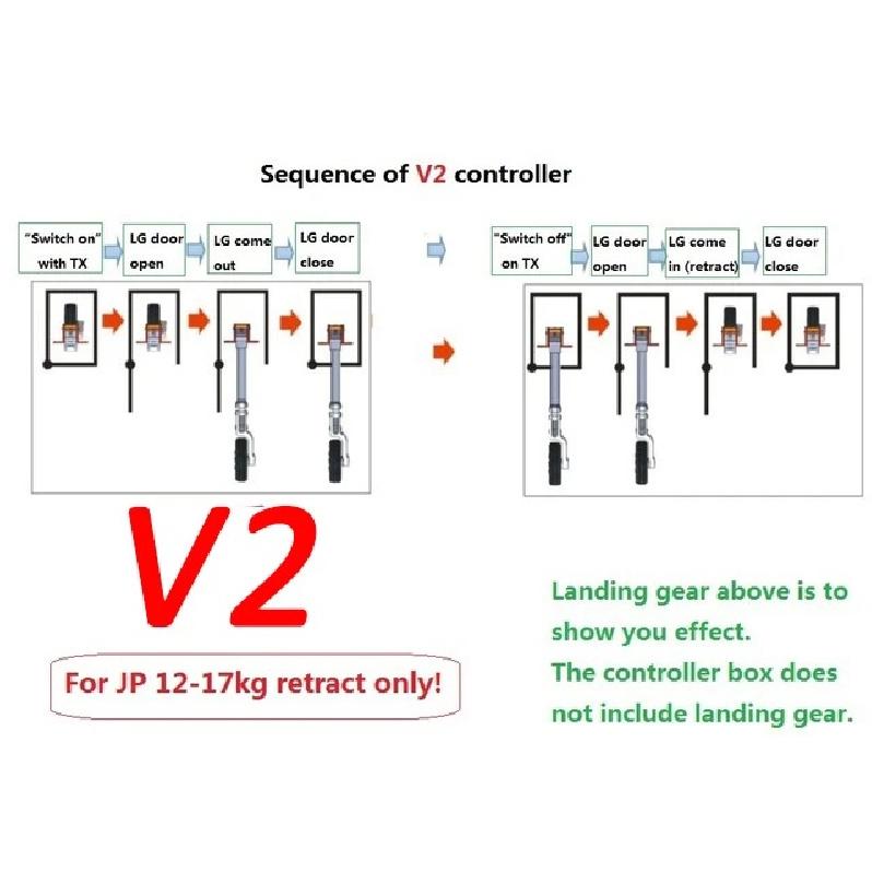 JP Hobby RC Toy Model  Retract Controller ER150 V1 and V2 For RC Fixed-wing Aircraft Airplane