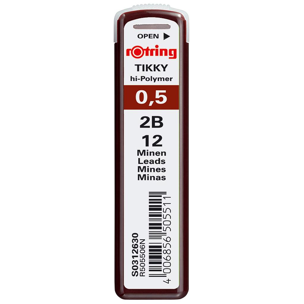 Rotring Mechanical Pencil Refill 2B S0 Japanese 0.5mm 312-630 [Genuine Product]