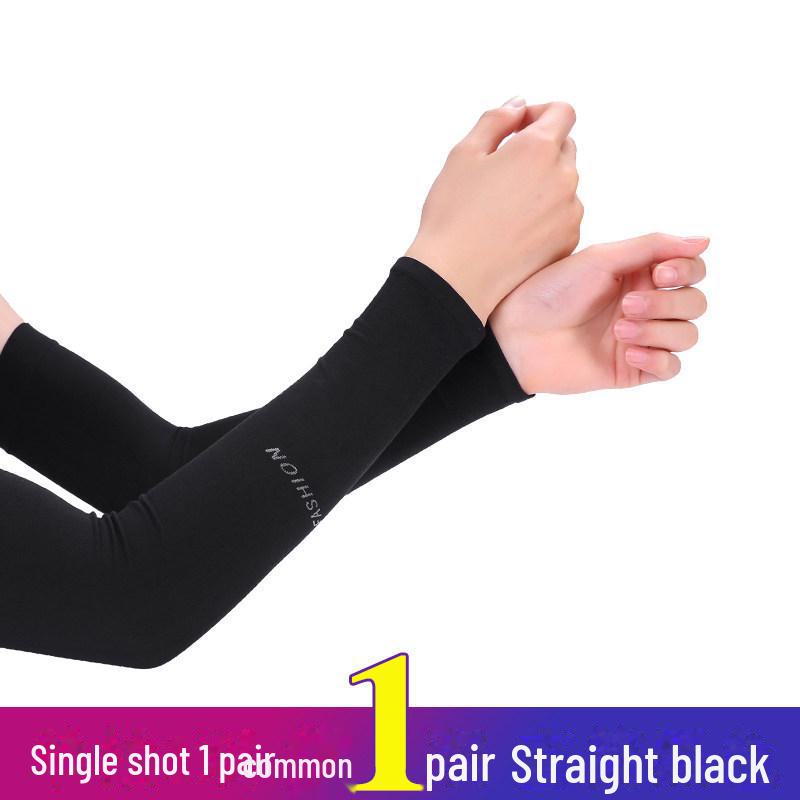 Нарукавники Ice Silk для защиты от солнца для мужчин и женщин - защита от ультрафиолета, тонкие перчатки для вождения и езды на велосипеде