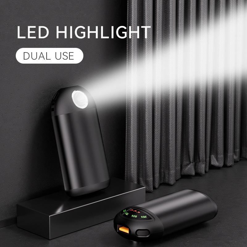 USB Hand Warmer & Mini Flashlight: Portable, Self-Heating Device