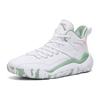 Anta Laser 4 Mesh Shock Absorption Non-Slip Wear-Resistant Mid-Top Basketball Shoes Men Sneakers White 112311607-6