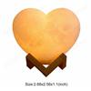 Portable Love Heart Lights 16Colors Adjustable USB Bedside Touch Table Lamp Rechargeable Mini Night Light For Home Bedroom Decor