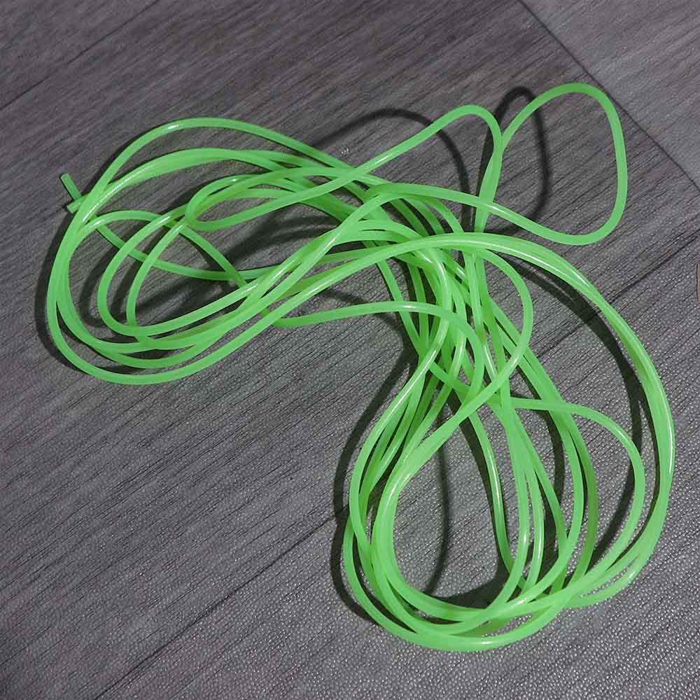 Флуоресцентный 5 м Ночной Светящийся Рыболовный Инструмент Глубоководная Трубчатая Леска Аксессуары Оснастка Крючок Крючок Леска