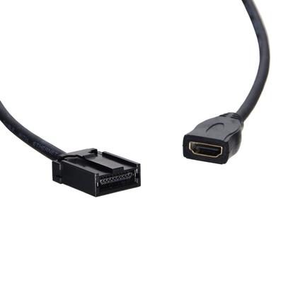 Земля товаров (GD-ETYPE) Кабель-переходник HDMI E-типа (папа) на A-тип (мама) для автомобильной навигационной системы, 1,2 м (1,5 м)