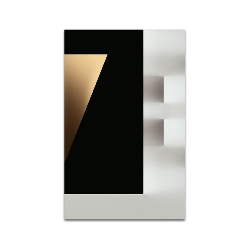 Geometric Pattern 3D Visual Art Posters and Prints Modern Abstract Canvas Painting Wall Pictures for Living Room Home Decoration