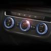 Auto Car AC Control Ring for VW Tiguan Atlas T-roc Ateca FR Passat B8 Variant 2017-2019 Trim Cover Car Interior Accessories