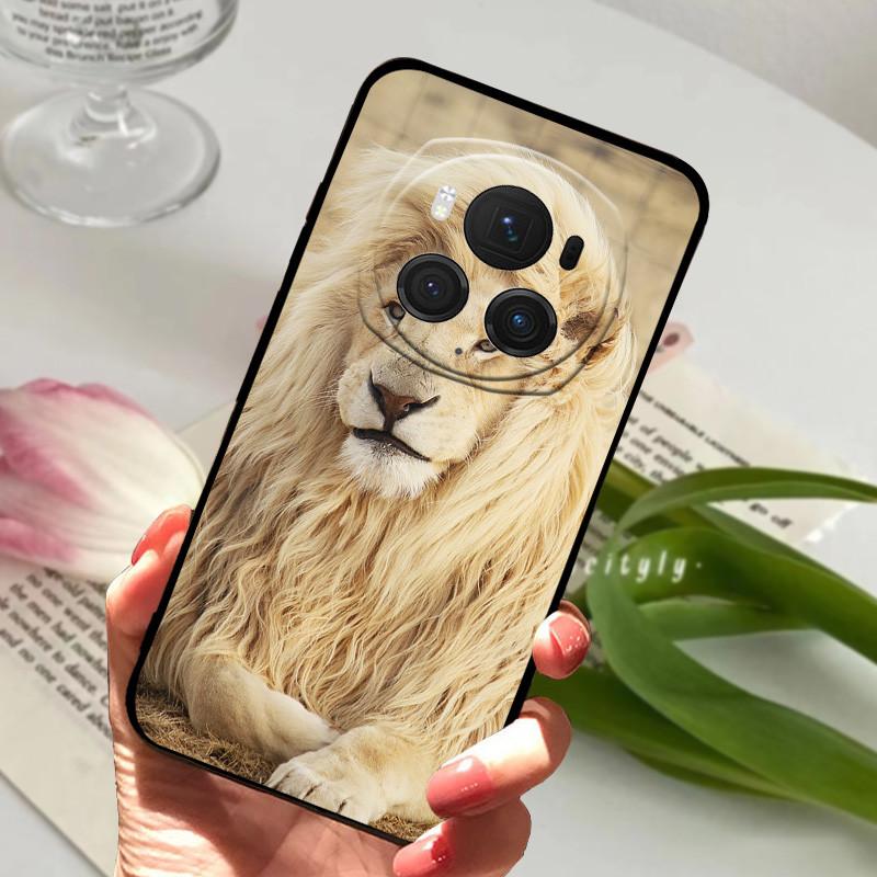 Чехол для Honor Magic 6 Pro животное Силиконовые Мягкие ТПУ Задние крышки Для Honor Magic6 Pro Magic 6 Pro Чехол Защитный Мультяшный Funda