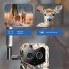 Camouflage Solar-Powered Outdoor Surveillance Camera with Infrared Detection and Alarm