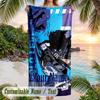 Solo Leveling Beach Towel, Personalized Custom Name Text, Quick Dry Large Absorbent Towel For Beach Pool