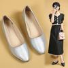 Мода 2025 Женские слипоны лодочки Женские элегантные сексуальные повседневные лоферы Женские базовые балетки из микрофибры с острым носком Женская обувь