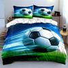 Soccer Ball Bedding Set Bedding set (1 duvet cover, 2 pillowcases, duvet not included)